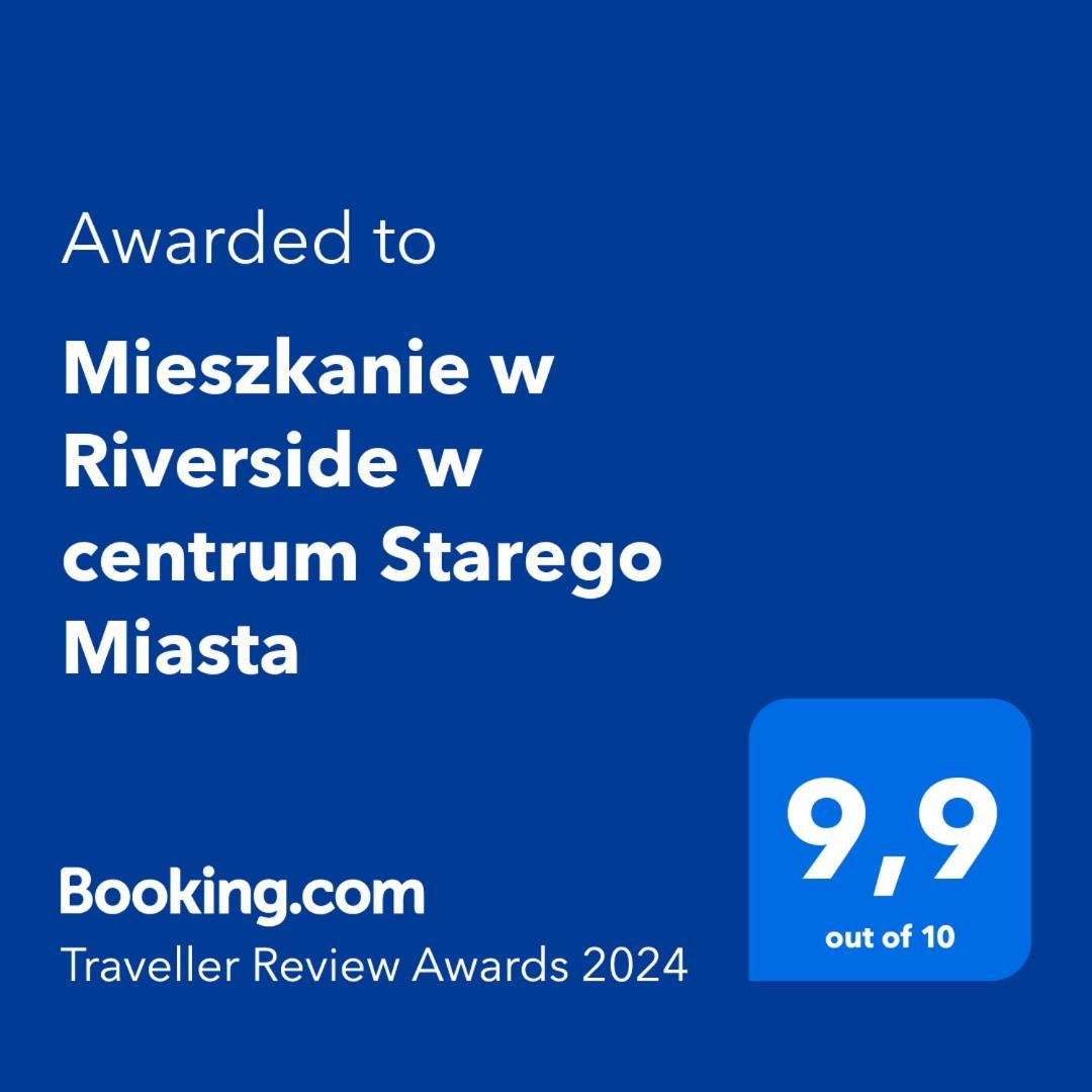 Nowe Mieszkanie W Riverside W Centrum Starego Miasta II Z Parkingiem Gdansk Exterior foto