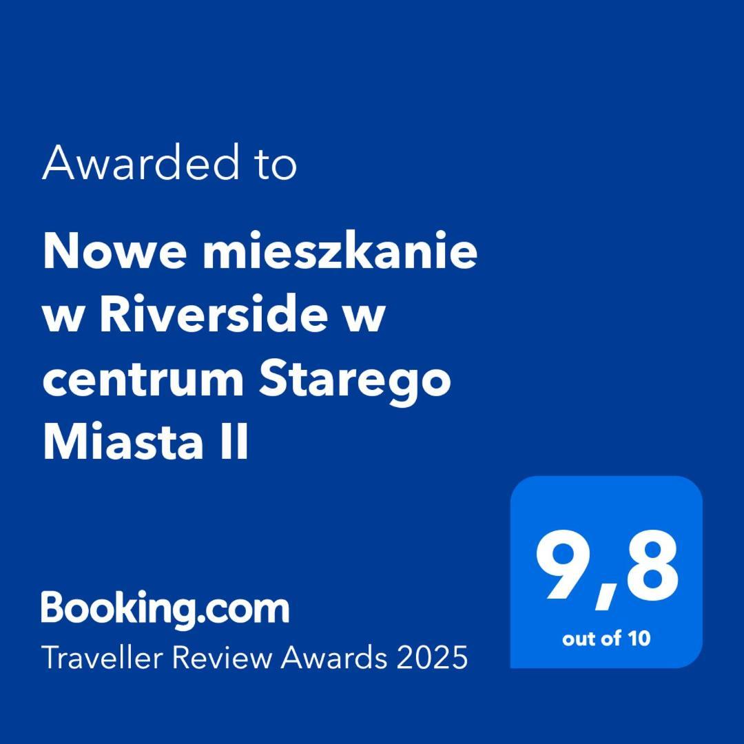 Nowe Mieszkanie W Riverside W Centrum Starego Miasta II Z Parkingiem Gdansk Exterior foto